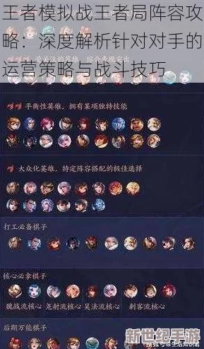 顶尖王者阵容策略集：解锁最强对决组合搭配，助你称霸战场新纪元
